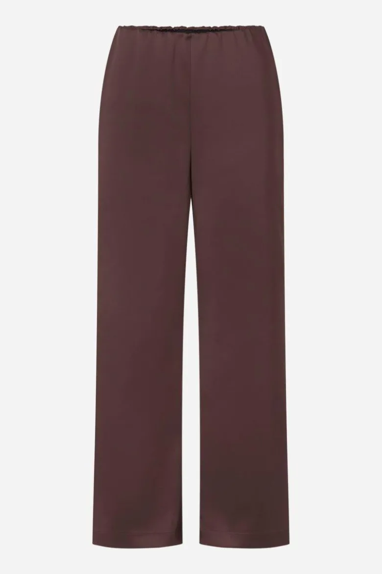 Wide-Leg-Satinhose