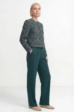 Woll-Blazer in Bouclé-Optik
